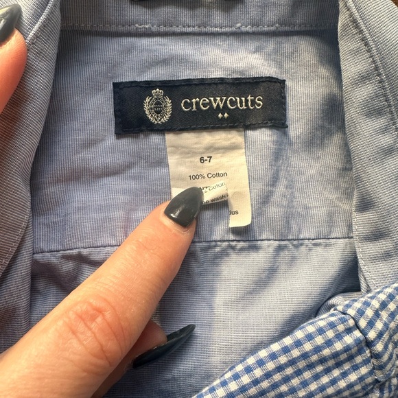 Crew cuts Thompson button down shirts size 6-7 - Picture 3 of 4